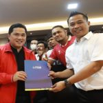 Menteri BUMN, Erick Thohir Resmi Daftar Sebagai Calon Ketum PSSI