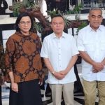 Foto: Tim Gugus Tugas Sinkronisasi Prabowo-Gibran Bersama Menkeu Sri Mulyani